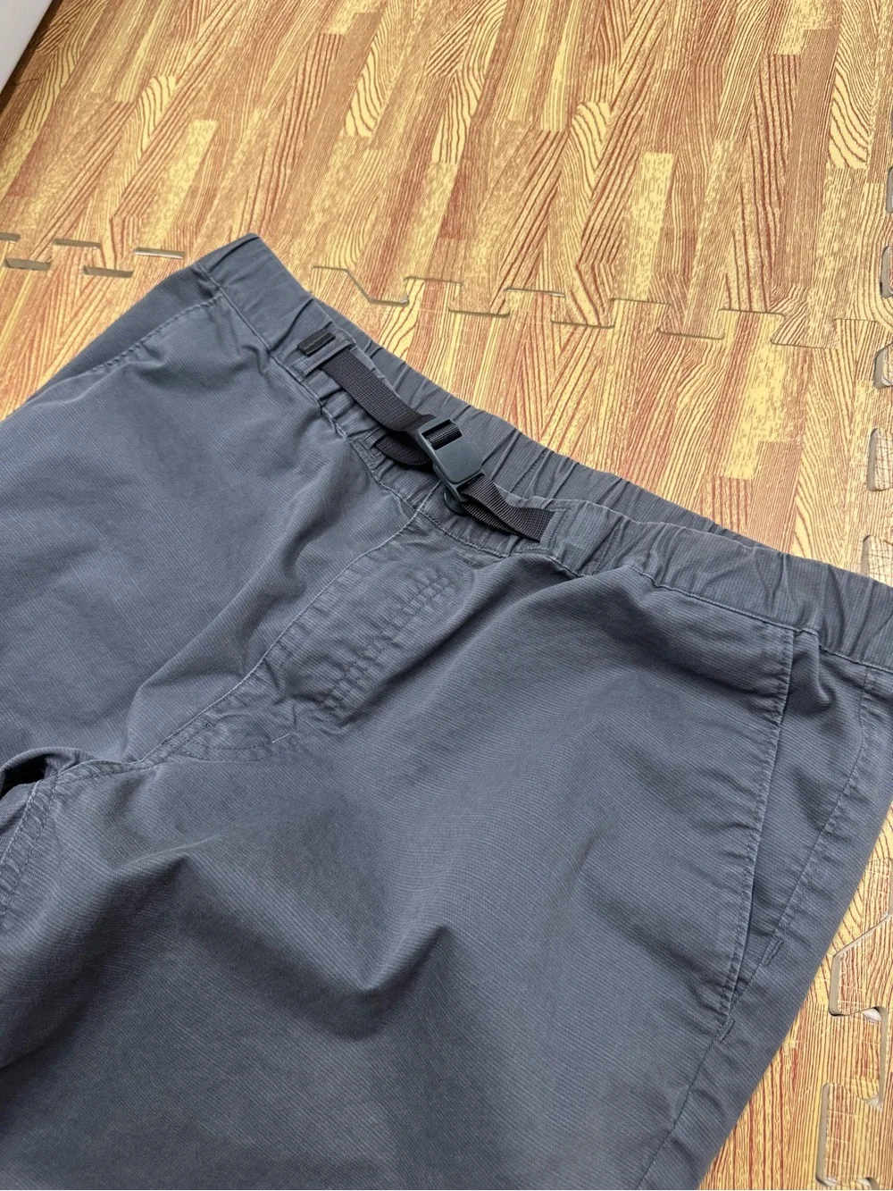 Patagonia Performance Gi IV Belted Pants Organic Cotton Gray Mens Large Hiking